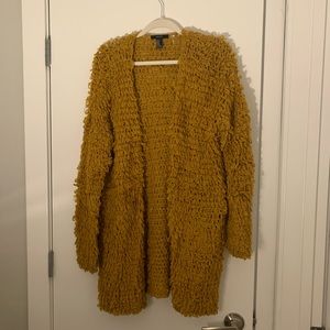 Mustard Color Slouchy Cardigan